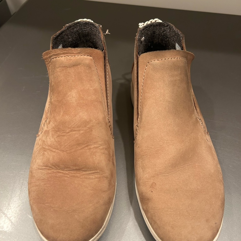 OluKai Tan Ankle Boots with Suede Finish